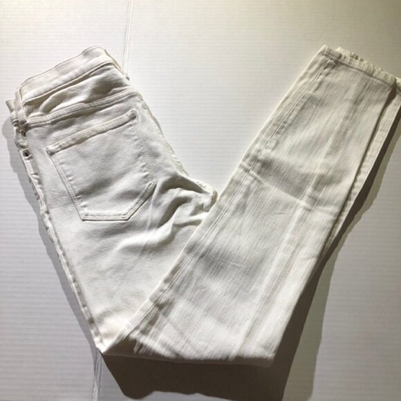 J. Crew White Stretch Skinny Jeans size 24 - Picture 4 of 9